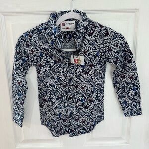 🖤 London Style Boys Button-Down Shirt – Size 22 – NWT 🖤